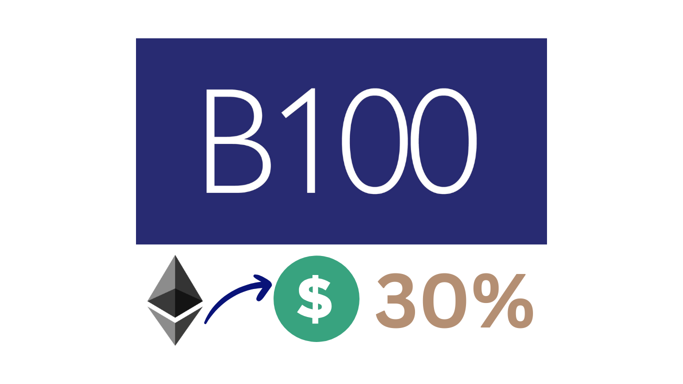 سبد B100 با فروش 10 درصد دیگر از دارایی ها، اکنون 30 درصد از کل دارایی ها را به صورت دلار نگه داری می کند